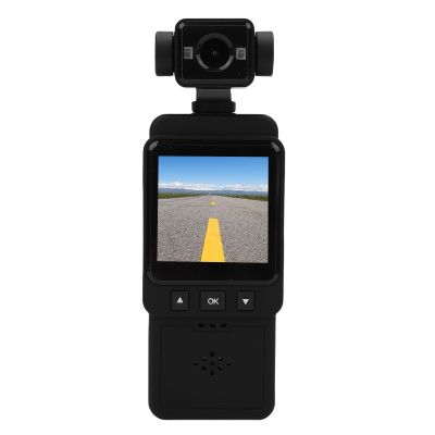 GOWENIC 1080P Ultra HD Pocket Camcorder, WiFi Enabled Action Camera with 270 Rotating Head, Slow Motion, Wearable Video Recording for Outdoor Sport, Bike, (with 32G Memory Card)