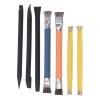 Pry Tool Brush Set, Electronic Repair Cleaning Kit, ABS Stainless Steel Spudger and Dual End Brush, 7 Pcs Opening Tools with Anti Slip Handle for Phone Tablet view 2