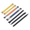 Pry Tool Brush Set, Electronic Repair Cleaning Kit, ABS Stainless Steel Spudger and Dual End Brush, 7 Pcs Opening Tools with Anti Slip Handle for Phone Tablet view 3