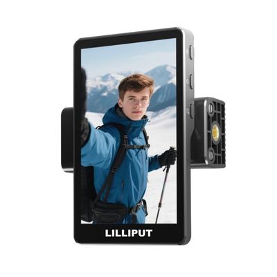 LILLIPUT 4 Vlog Selfie Monitor (Model V4)  Portable 3.97 HDMI/USB-C Display for Cameras, Phones & Laptops  800480 Resolution, Magnetic Mount, Dual Power, Camera Assist Functions