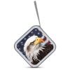 FZQVSWTX CD/DVD Storage Case,40 Capacity CD Case Holder Organizer Bald Eagleprinted Plastic Portable Zipper Wallet DVD Case for Car Home Travel view 3