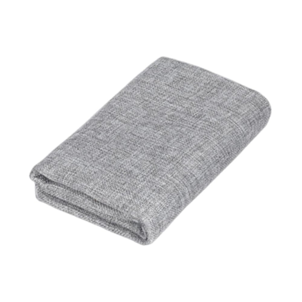 Speaker Mesh Grill Cloth Dustproof Polyester Fabric 57.09x19.69 inch for Media Cabinet Home Stage Speakers Repair- Gray
