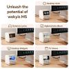 Wokyis M5 Retro Dock Station for Mac mini M4, 5inch HD Display, 10Gbps M.2 NVMe SSD Enclosure, SD/Micro SD Reader 4.0, 4*USB-A 1*USB-C 10Gbps, 3.5mm Earphone Jack, view 2