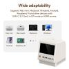 Wokyis M5 Retro Dock Station for Mac mini M4, 5inch HD Display, 10Gbps M.2 NVMe SSD Enclosure, SD/Micro SD Reader 4.0, 4*USB-A 1*USB-C 10Gbps, 3.5mm Earphone Jack, view 4
