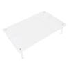 Acrylic Laptop Stand | 3.3in Ergonomic Riser for Computer / TV / Printer | 44lbs Capacity Desktop Organizer with Grip Pads | Space Saving Office Shelf view 4