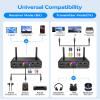 Bluetooth 5.3 Audio Transmitter Receiver for TV Home Stereo, high-Fidelity Wireless Bluetooth Low-Latency and HD Audio Adapter, Supporting USB, RCA, 3.5mm AUX, DAC, Coaxial, and Optical Input/Output view 3