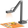 4K Document Camera for Teachers, USB Doc Cam with Auto Focus & Mic, Durable Alloy Stand, Foldable A3 Overhead Scanner with LED Light, Plug & Play for Zoom, Classroom, Mac, Windows, Chromebook view 1
