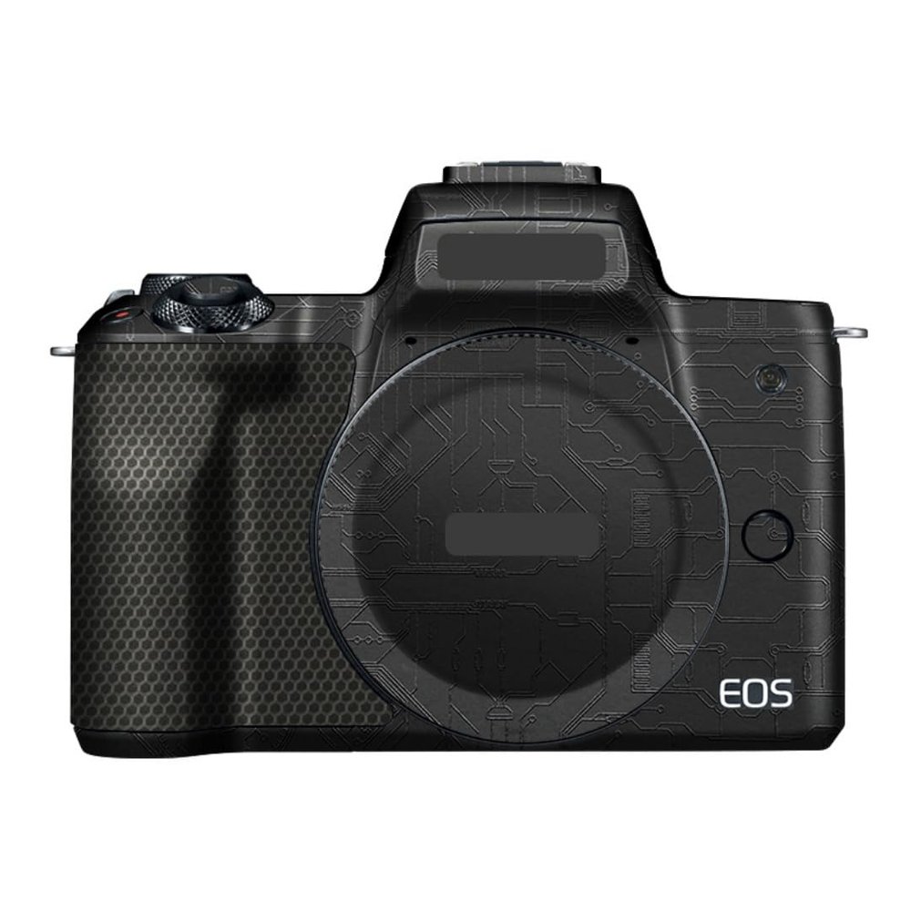 M50 I II Camera Skin Wrap Anti-Scratch Sticker Vinyl Protective Film Body Protector Coat Decals Cover for Canon EOS M50 I/II(Circuit Black)