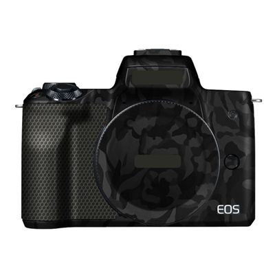 M50 I II Camera Skin Wrap Anti-Scratch Sticker Vinyl Protective Film Body Protector Coat Decals Cover for Canon EOS M50 I/II(Shadow Camo Black)