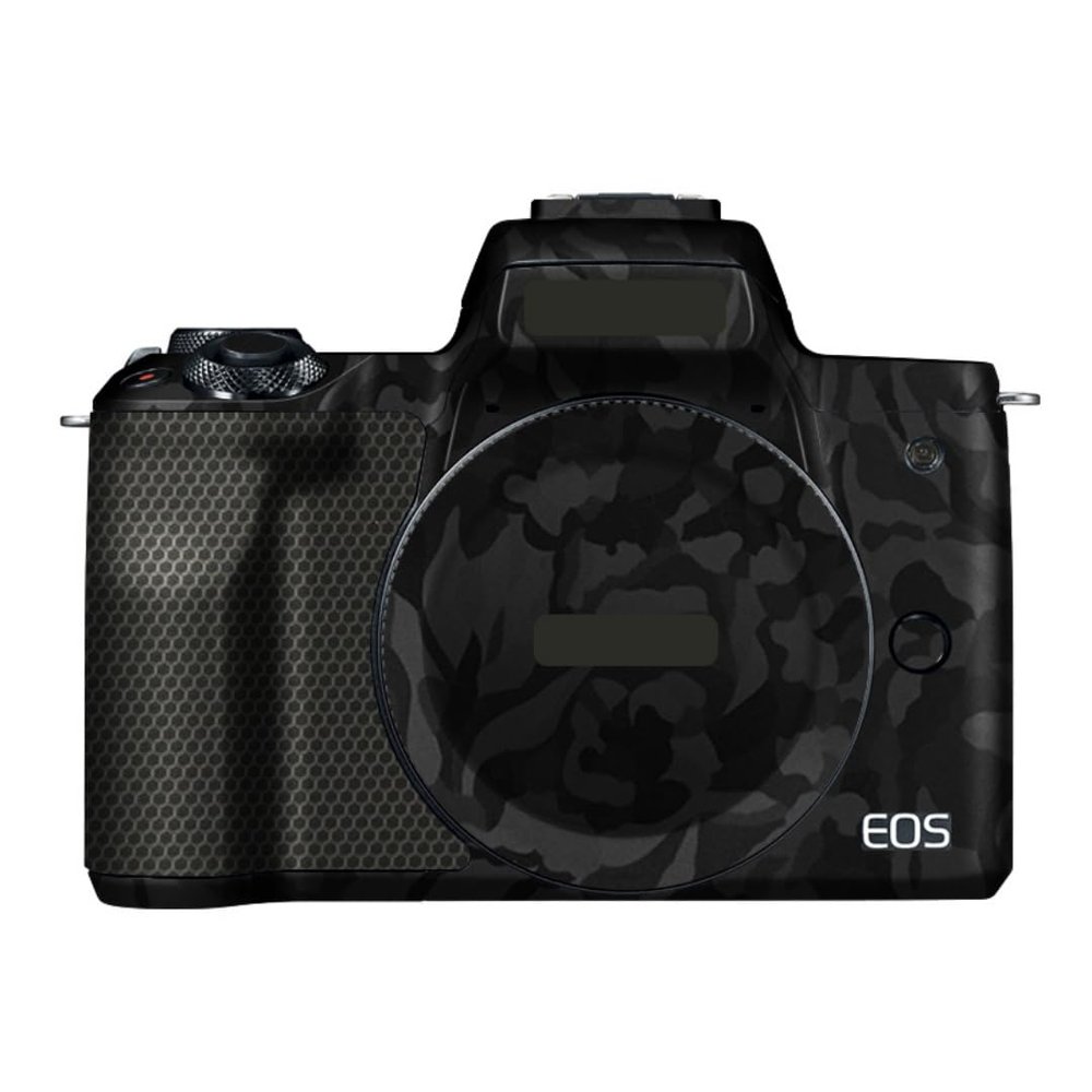 M50 I II Camera Skin Wrap Anti-Scratch Sticker Vinyl Protective Film Body Protector Coat Decals Cover for Canon EOS M50 I/II(Shadow Camo Black)