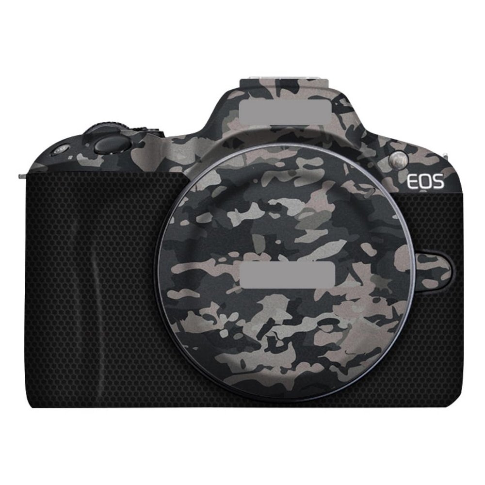 R50 Anti-Scratch Camera Skin Wrap Sticker Coat Vinyl Protective Film Body Protector Decals Cover for Canon R 50(Field Camouflage+Matrix Black)