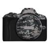 R50 Anti-Scratch Camera Skin Wrap Sticker Coat Vinyl Protective Film Body Protector Decals Cover for Canon R 50(Field Camouflage+Matrix Black) view 1