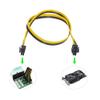 QQEURZSF 6 Pcs 6 Pin PCI-e to 8 Pin PCI-e (Male to Male) GPU Power Cable 50cm for Graphic Cards Mining Server Breakout Board view 2
