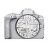 R50 Anti-Scratch Camera Skin Wrap Sticker Coat Vinyl Protective Film Body Protector Decals Cover for Canon R 50(Circuit White No Rubber Part) view 1