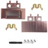 Solo 4 Hinge Replacement Headband Connector Metal Folding Hinge Clip Pin Cover Repair Parts Set Kit Accessories Compatible with Beats Solo 4 Wireless (Model A2924) Headphones. (Cloud Pink) view 1