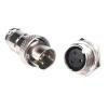 VCALDGFZ DF16 Reverse Mount Aviation Plug GX16 2-8 Pin Solder Connector M16F AB Signal Socket M16F 300/500V Male/Female Set(7P) view 2