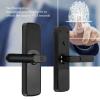 AOWINHIT Smart Door Lock Fingerprint Keypad Keyless Entry Door Lock for 35 to 55mm Door Thickness with 5 Unlocking Methods Fast Convenient Black (Black) view 2