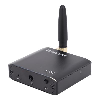 GOWENIC 5.3 Audio Adapter, Wireless Transmitter and Receiver with 3.5mm Audio Port and Low Latency, for Speakers Computer TV Car Amplifier