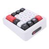 Wisoqu Hot Swappable Mechanical Numeric Keypad with 19 Programmable Keys, RGB Backlight, Linear Red Switches, USB Wired, 12 Lighting Modes, Full Key Hot Swappable (White) view 1