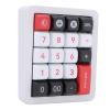 Wisoqu Hot Swappable Mechanical Numeric Keypad with 19 Programmable Keys, RGB Backlight, Linear Red Switches, USB Wired, 12 Lighting Modes, Full Key Hot Swappable (White) view 2