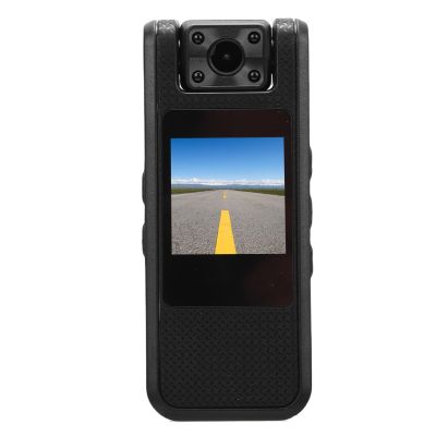 Wisoqu Body Worn Camera, 4K Video Recording with 180 Degree Rotating Lens, Built in WiFi, POV Camcorder for Law Enforcement Security Work, Travel