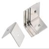 4 Pcs 90 Degree Right Angle Brace,Stainless Steel Right Angle Bracket Fasteners for Shelves,L-Shaped Furniture Fasteners Angle Brace Joint Angle Connector (Silver,48x48x40 mm) view 2