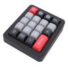 Wisoqu Hot Swappable Mechanical Numeric Keypad with 19 Programmable Keys, RGB Backlight, Linear Red Switches, USB Wired, 12 Lighting Modes, Full Key Hot Swappable (Black) view 1