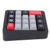 Wisoqu Hot Swappable Mechanical Numeric Keypad with 19 Programmable Keys, RGB Backlight, Linear Red Switches, USB Wired, 12 Lighting Modes, Full Key Hot Swappable (Black) view 3