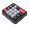 Wisoqu Hot Swappable Mechanical Numeric Keypad with 19 Programmable Keys, RGB Backlight, Linear Red Switches, USB Wired, 12 Lighting Modes, Full Key Hot Swappable (Black) view 4
