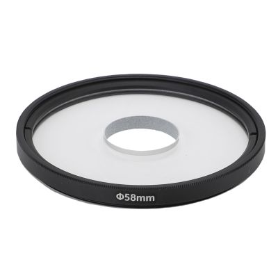 ASHATA 58mm Center Exposure Edge Blur Filter, Optical Glass Multi Layer Coating Special Effect Camera Filter with Dreamy Blur Effect for Video Still Life Photography