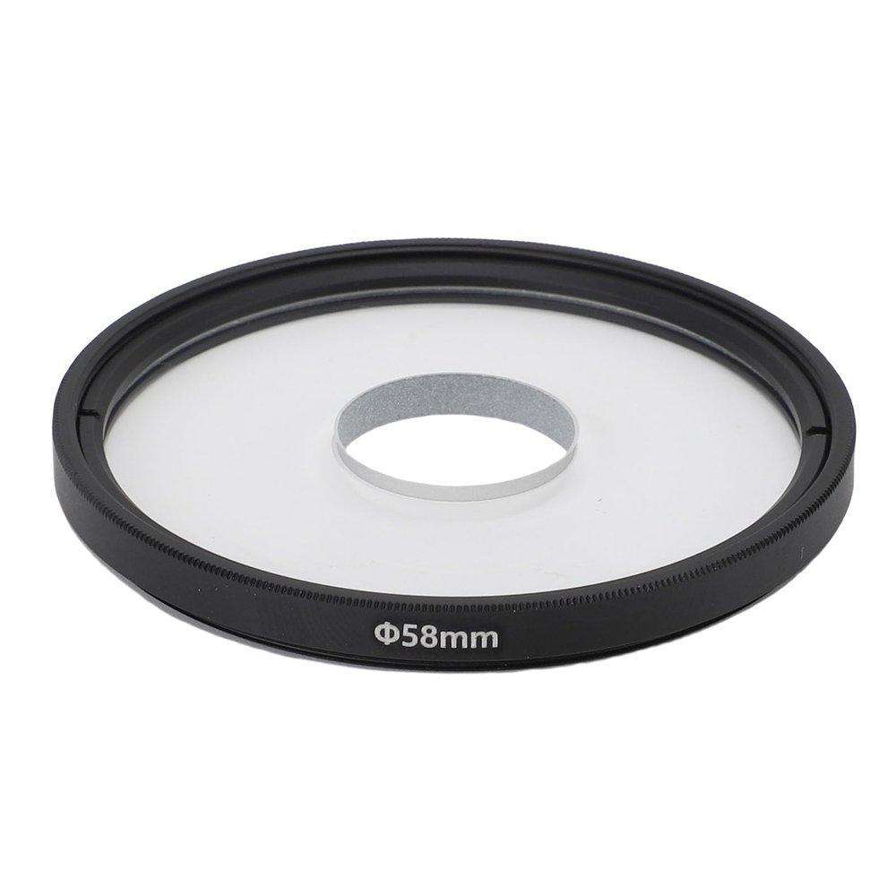 ASHATA 58mm Center Exposure Edge Blur Filter, Optical Glass Multi Layer Coating Special Effect Camera Filter with Dreamy Blur Effect for Video Still Life Photography