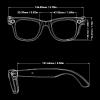 Denash Smart Glasses, 720P AI Photo Recognition 5.3 Music and Calls IP65 Water Proof, with Touch Button for Hands Control view 4