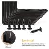 20 Pcs Black Corner Bracket,Right Angle Brackets 90 Degree,Stainless Steel L Shaped Bracket Corner Brace with Screws Small Brackets 30mm(30x30mm) view 3