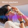 Denash Smart Glasses, 5.3 AI Image Recognition 720P HD Video Recording Music Playback with Touch Button Control, for Men Women Travel Learning view 2