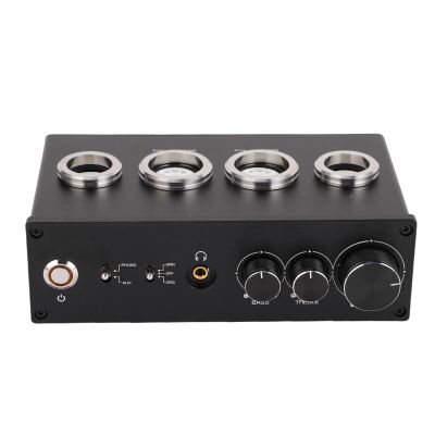 Hilitand Tube Preamplifier with Phono AV Input for Immersive Audio Visual Experience (US Plug)