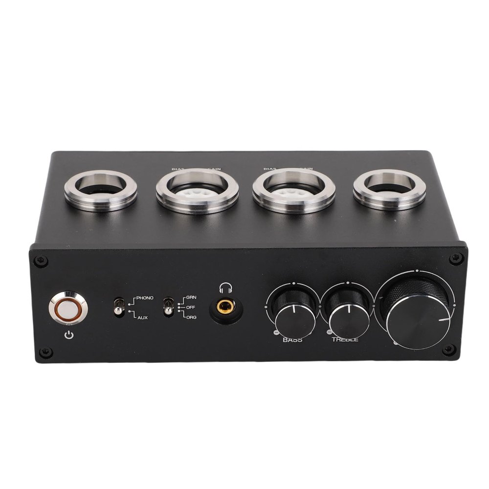 Hilitand Tube Preamplifier with Phono AV Input for Immersive Audio Visual Experience (US Plug)