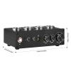 Hilitand Tube Preamplifier with Phono AV Input for Immersive Audio Visual Experience (US Plug) view 4