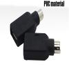 Replacement USB to PS2 Adapter, USB Female to PS/2 Male Keyboard and Mouse Adapter Converter (Black, 2-Packs) view 4