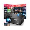 5G WiFi Bluetooth 15000LM Native 1080P Projector (Projector Screen Included), 300" Display Full HD Movie Projector, LCD Technology Support 4k Home Theater view 1
