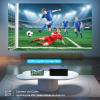5G WiFi Bluetooth 15000LM Native 1080P Projector (Projector Screen Included), 300" Display Full HD Movie Projector, LCD Technology Support 4k Home Theater view 4