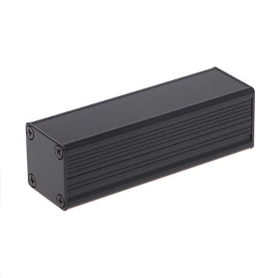 1PC 80 * 25 * 25mm Black Aluminum Case, Precision-Cut Aluminum Shell with Smooth Surface & Anti-Rust Coating, for Protecting Electronic Components, Sensors, Small