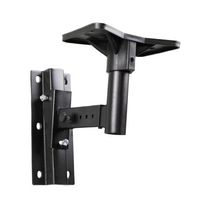 AsrMyjcx Wall Mount Speaker Stand,Metal Support Base,Easy Installation,Shelf Mount Holder Small Speaker Bracket for Living Room Hotel