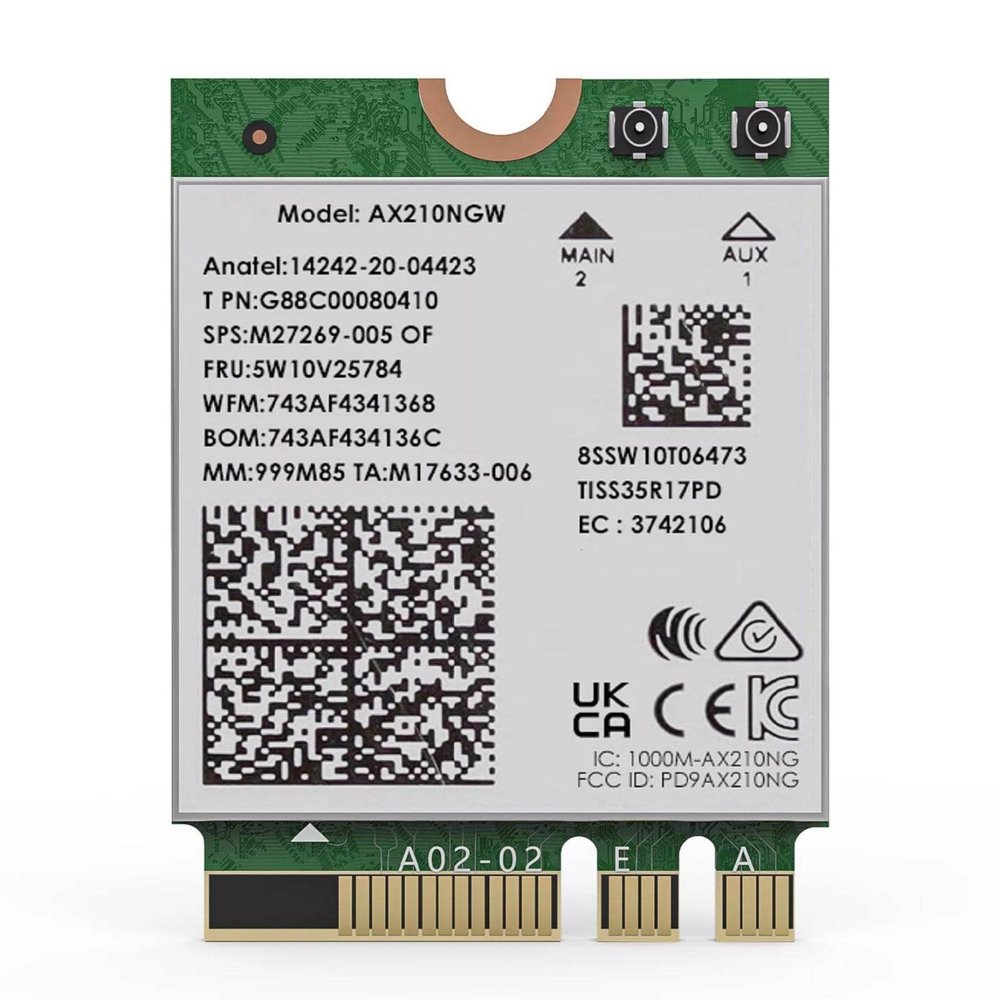 WiFi 6E Wireless Card Bluetooth 5.3 Tri-Band 5400Mbps Network Adapter for Desktop PC Accessory New