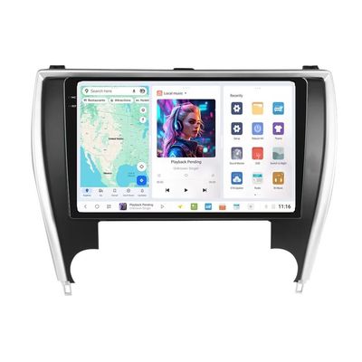 DUDUAUTO Android 13 Radio Stereo for Toyota Camry 2015 2016 2017-12GB+512GB, Biorunn DUDU7 10.36 Inch 2K Dual Band GPS Touch Screen Wireless Car-Play Android Auto Navi Upgrade Blue-Tooth