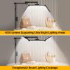 CGBE Half Moon Lash Lamp: 3-Segment Foldable Lash Light for Eyelash Tech view 2
