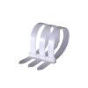 100PCS Cable Ties Reusable Plastic Flanges Ties Cable Plastic Nylon Cable Ties Organizer Clamp(Black,10x500mm) view 1