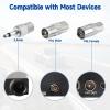 Superbat FM Radio Antenna 75 Ohm Adhesive Mounting Indoor FM Dipole Antenna for Stereo Receiver Indoor Pioneer Onkyo Yamaha Marantz Bose Wave Music System AV Audio Video Home Theater Receiver view 4