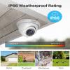 ZOSI H.265+ 16 Channel Security Camera System with AI Human Vehicle Detect, 16CH Surveillance DVR and 8 x 1080p CCTV Weatherproof Dome Camera Outdoor, 80ft Night Vision, 105Wide Angle, 4TB Hard Drive view 3