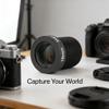16mm HD Single Prime Lens Replacement Accessory, 5MP, F2.0 Wide Angle, Black - Fast Focusing, Stable Imaging, Versatile Compatibility for Cameras view 3