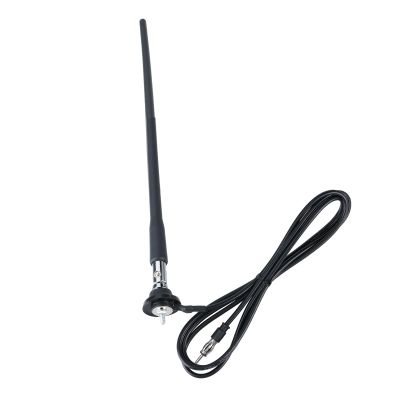 Superbat Marine Boat Car Radio Antenna Waterproof 16Inch Rubber Duck Flexible Mast FM AM Stereo Antennae for Boat Car Motorcycle Yacht RV Motorhome ATV UTV Tractor Pontoon